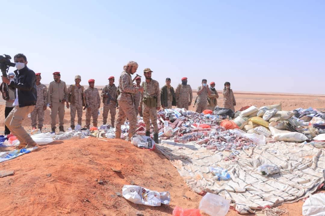 إتلاف كميات ضخمة من المخدرات والممنوعات في منفذ الوديعة