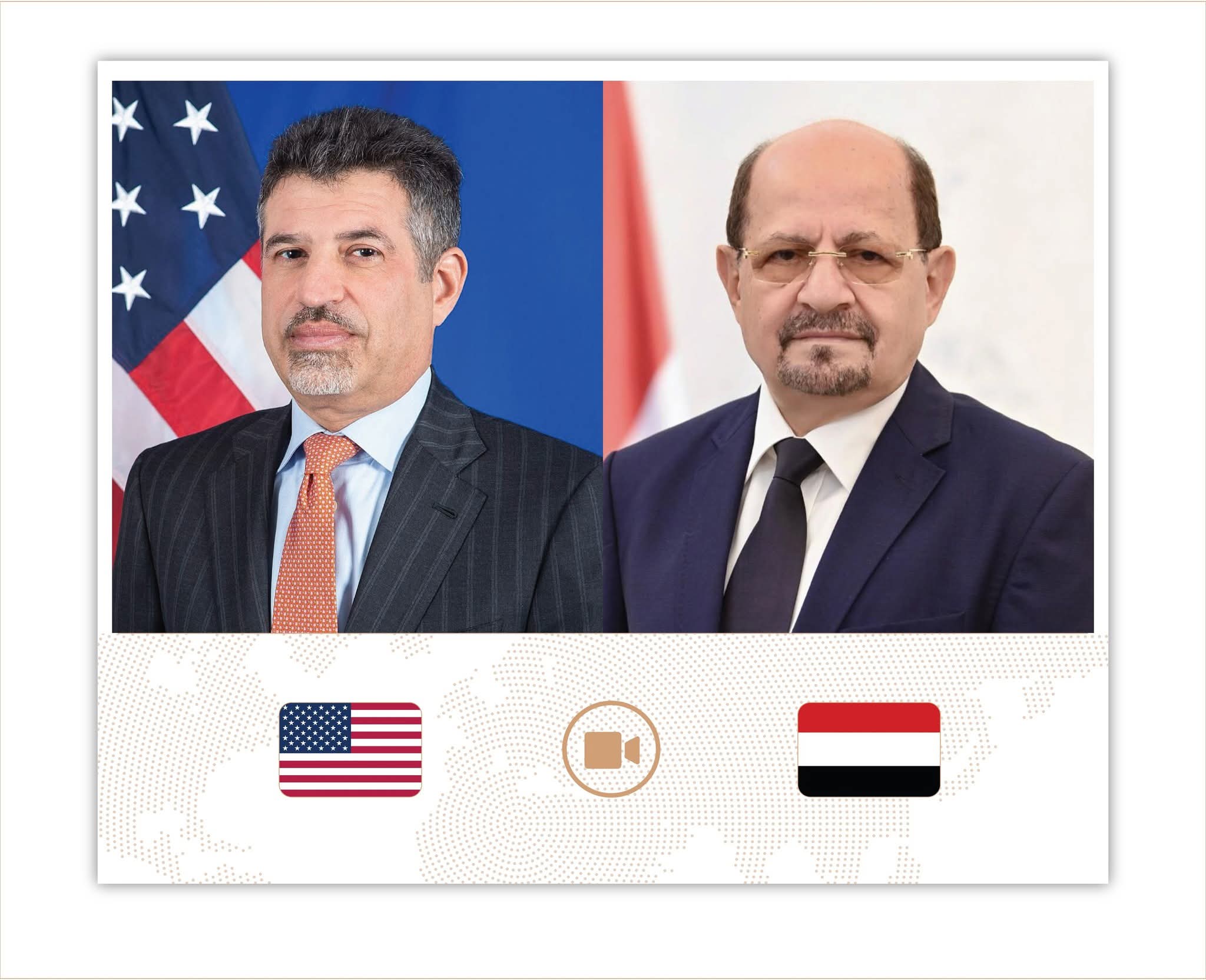 الزنداني والسفير الأمريكي يبحثان تطورات الأوضاع في اليمن وتعزيز دعم الاستقرار الاقتصادي